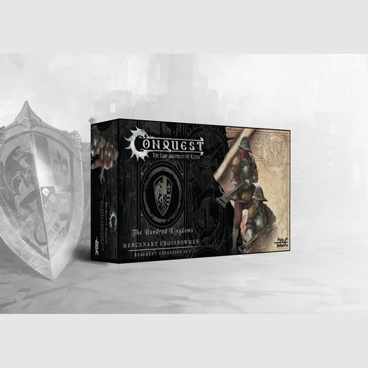 Mercenary Crossbowmen unit box for Conquest The Last Argument of Kings, Hundred Kingdoms faction