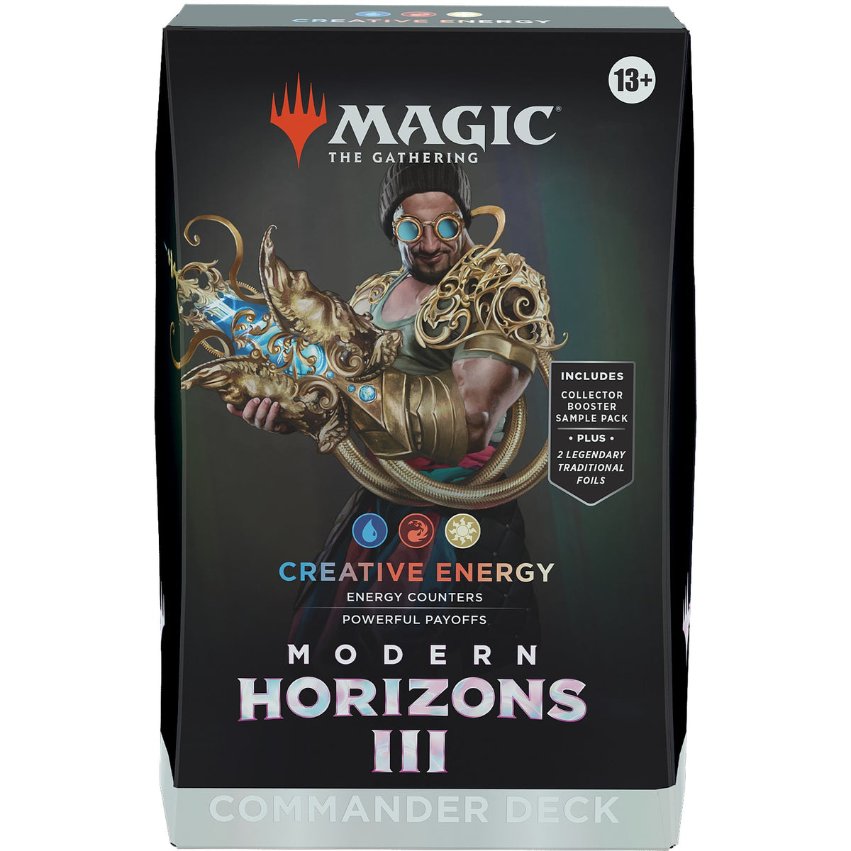 Modern Horizons 3 Creative Energy Commander Deck box for Magic The Gathering