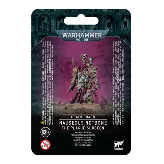 Nauseous Rotbone The Plague Surgeon box for Warhammer 40,000