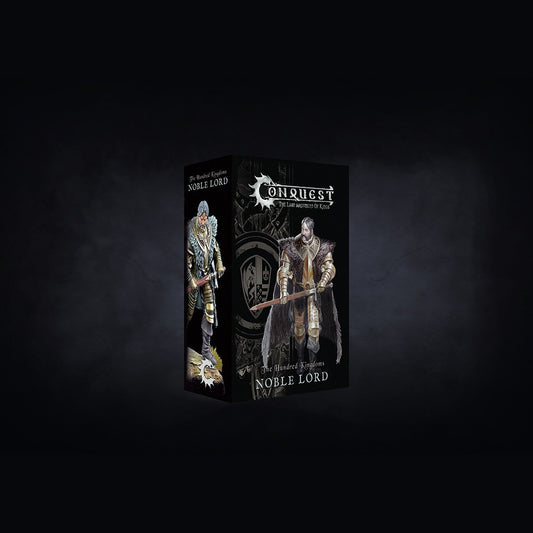 Noble Lord Male Sculpt character miniature for Conquest The Last Argument of Kings, Hundred Kingdoms