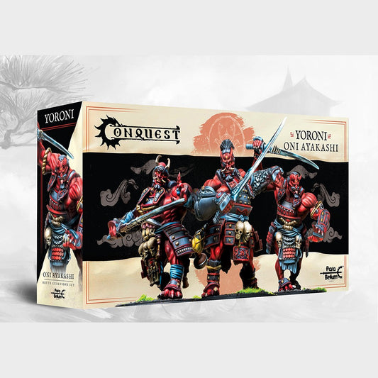 Oni Ayakashi unit box for Conquest The Last Argument of Kings, Yoroni faction