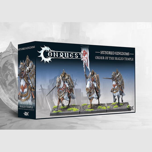 Order of the Sealed Temple cavalry unit box for Conquest The Last Argument of Kings, Hundred Kingdoms