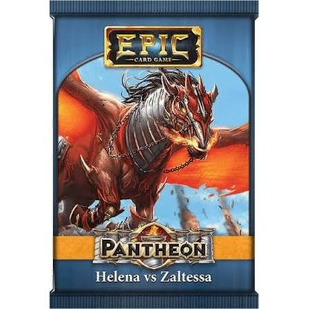 Pantheon Helena vs Zaltessa booster pack for Epic Card Game, single card booster