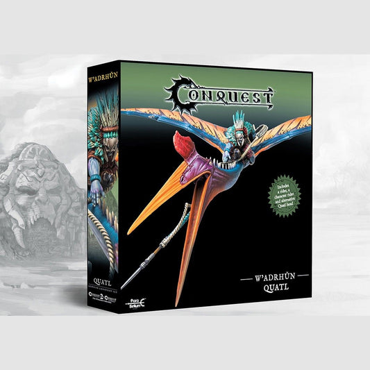 Quatl monster unit box for Conquest The Last Argument of Kings, W'adrhun faction