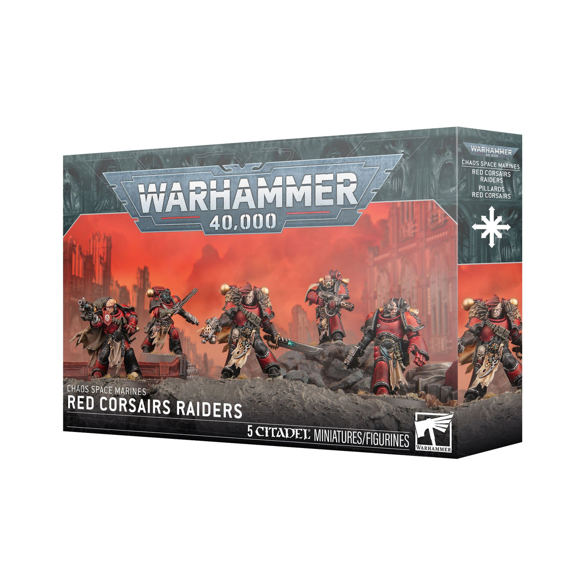 Red Corsairs Raiders box for Warhammer 40,000