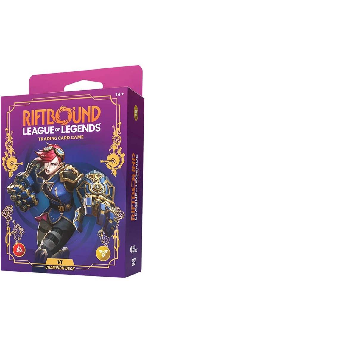 Riftbound Unleashed Vi Champion Deck box for Riftbound League of Legends TCG