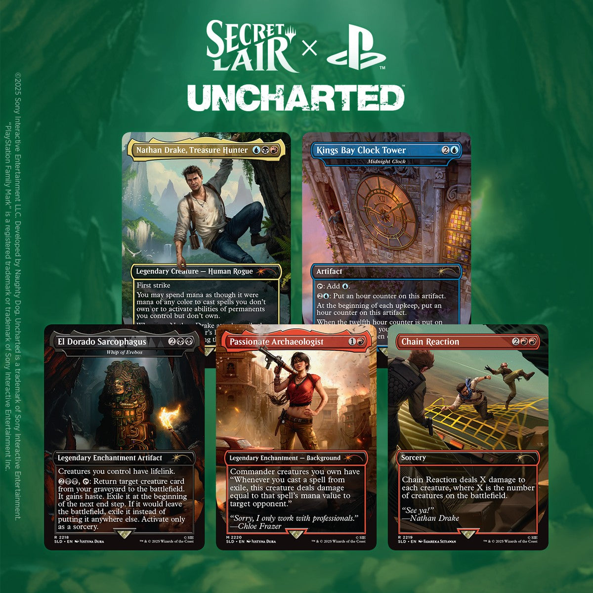 Secret Lair x Uncharted box for Magic: The Gathering