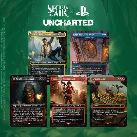 Secret Lair x Uncharted box for Magic: The Gathering