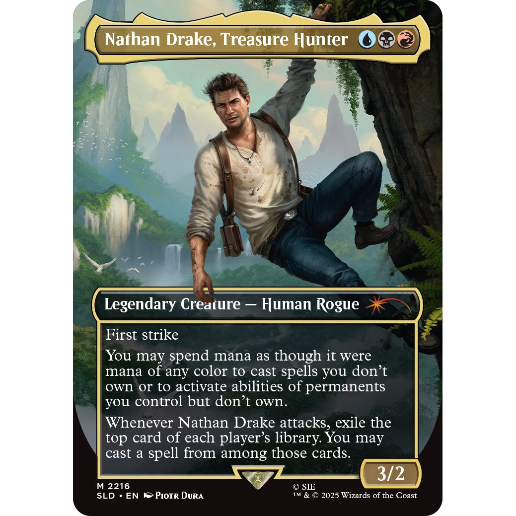 Secret Lair x Uncharted, second view for Magic: The Gathering