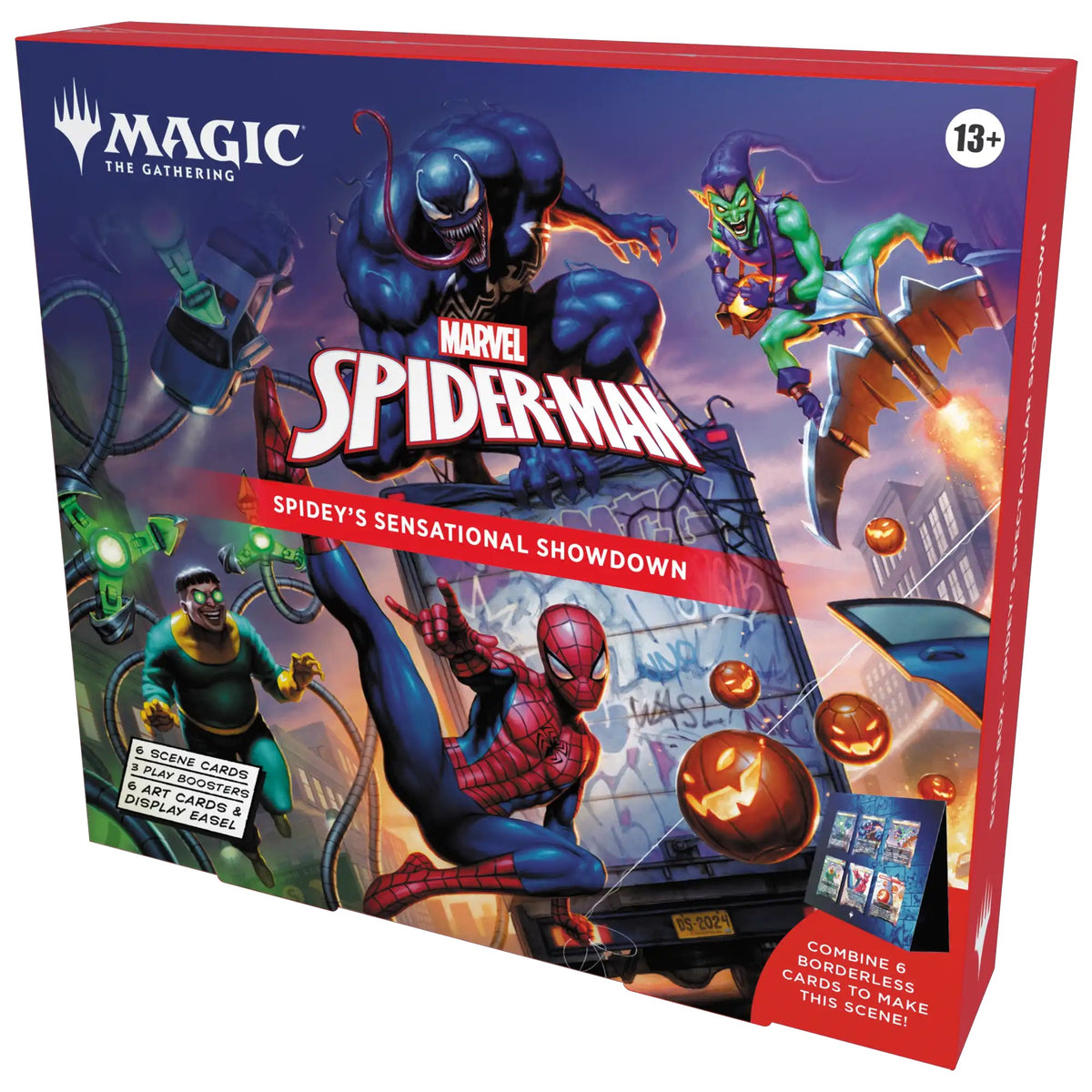 Spidey's Sensational Showdown box for Magic The Gathering Marvel's Spider-Man, collector bundle