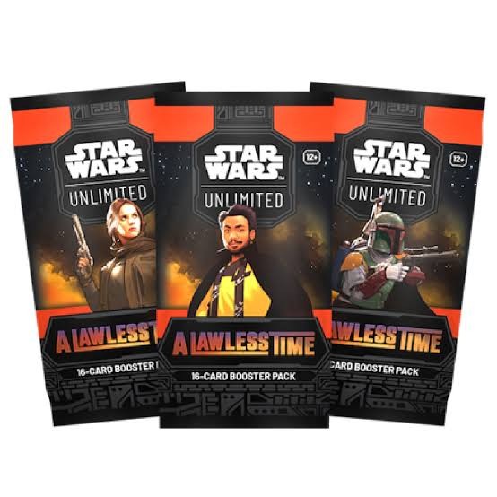 Star Wars Unlimited A Lawless Time booster packs, Star Wars Unlimited trading card game booster