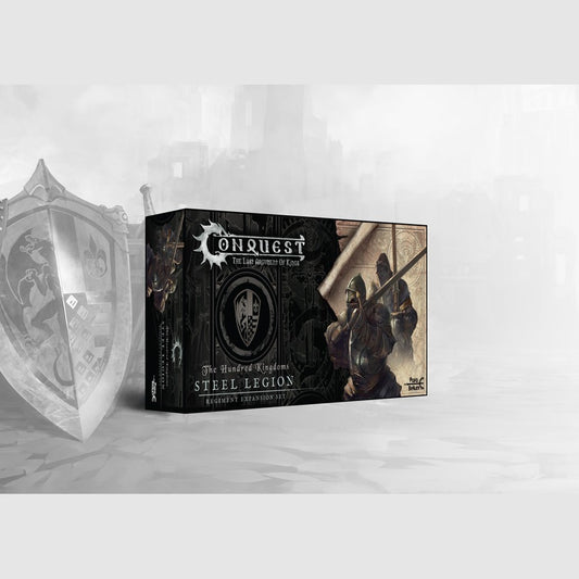 Steel Legion unit box for Conquest The Last Argument of Kings, Hundred Kingdoms faction