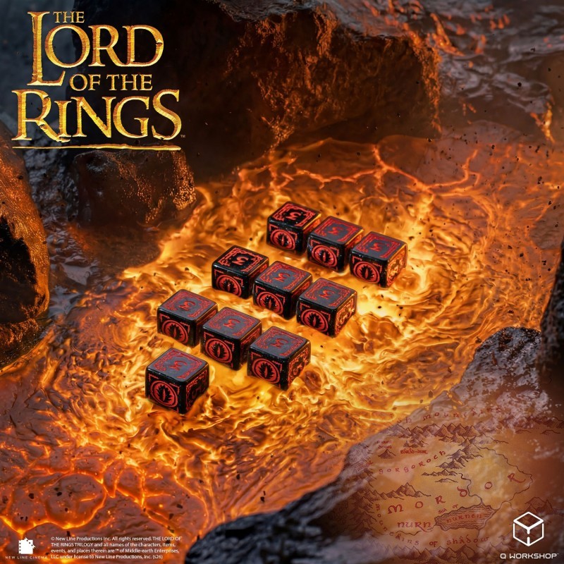 The Lord of the Rings: Mordor - D6 Dice Set, second view