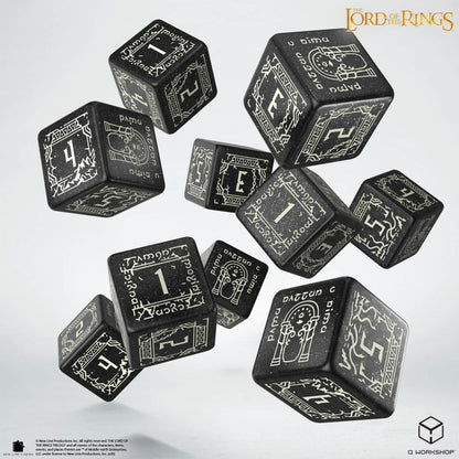 The Lord of the Rings: Moria (Glow in the Dark) - D6 Dice Set
