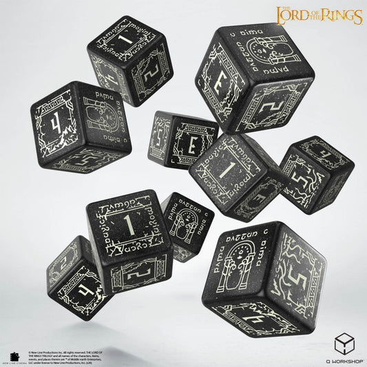 The Lord of the Rings: Moria (Glow in the Dark) - D6 Dice Set