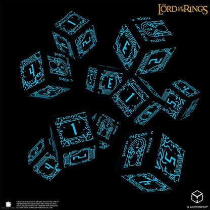 The Lord of the Rings: Moria (Glow in the Dark) - D6 Dice Set, second view