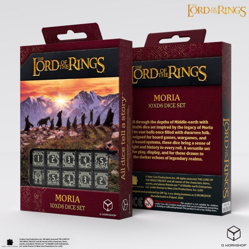 The Lord of the Rings: Moria (Glow in the Dark) - D6 Dice Set, third view