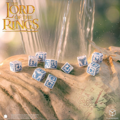 The Lord of the Rings: Rivendell (Stone) - D6 Dice Set, third view