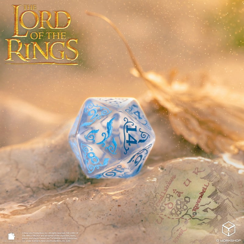 The Lord of the Rings: Rivendell (Water) - Polyhedral Dice Set, third view