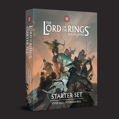 The Lord of the Rings Roleplaying 5E Starter Set: Over Hill and Under Hill box