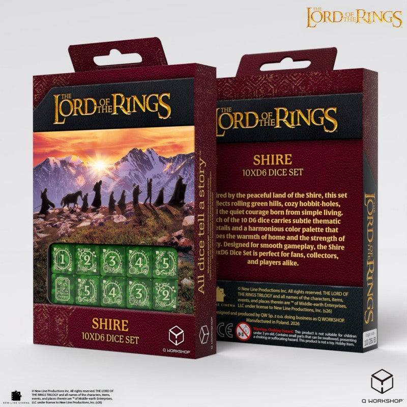 The Lord of the Rings: Shire - D6 Dice Set, second view