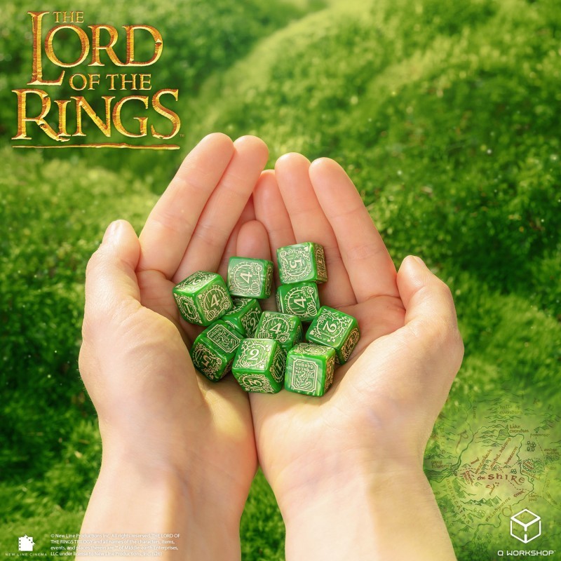 The Lord of the Rings: Shire - D6 Dice Set, third view
