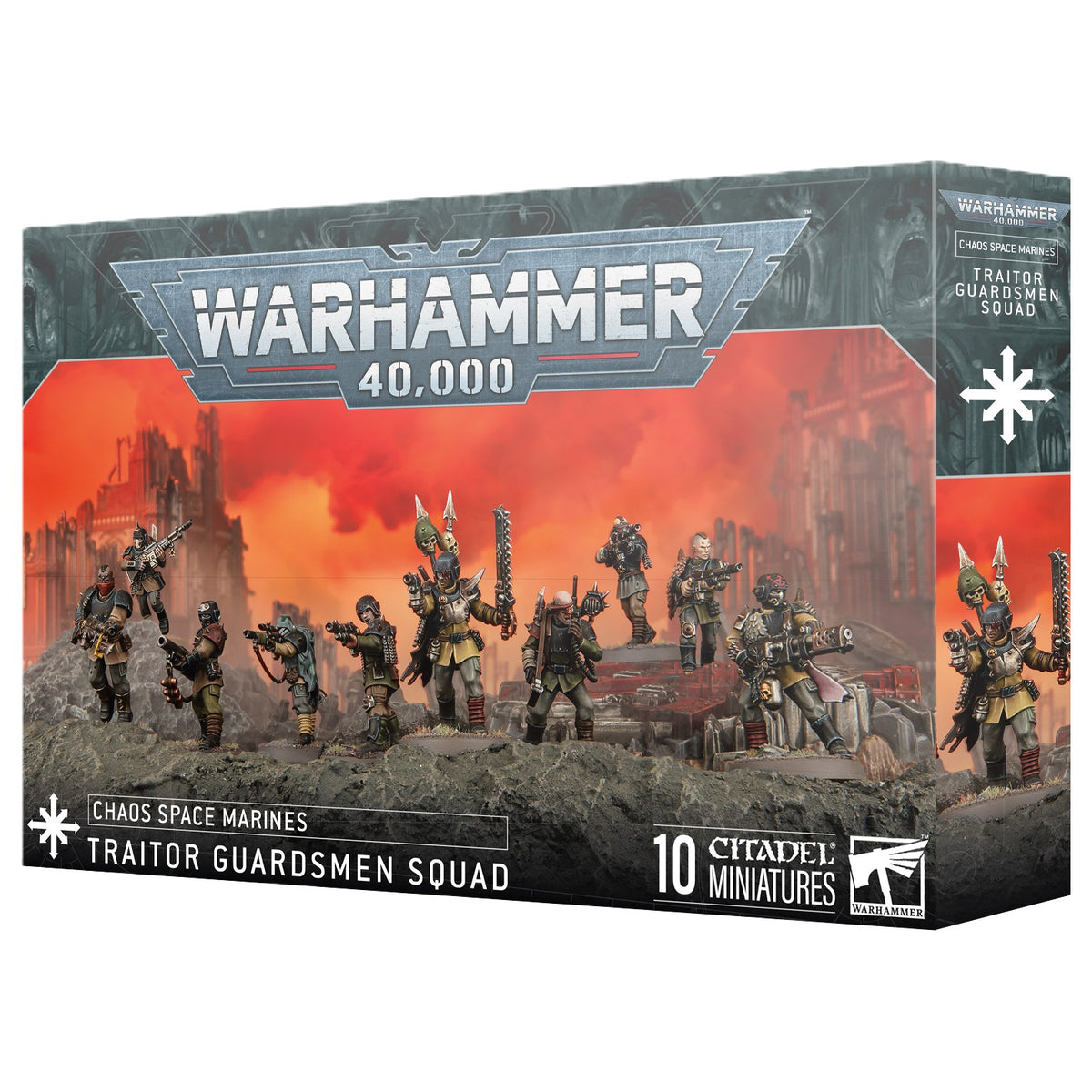 Traitor Guardsmen Squad box for Warhammer 40,000