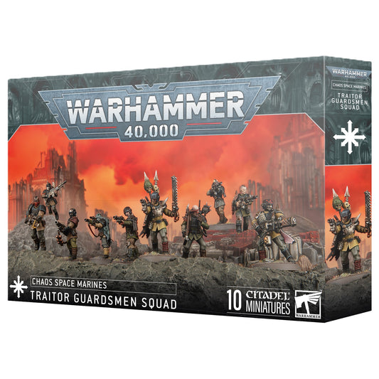 Traitor Guardsmen Squad box for Warhammer 40,000