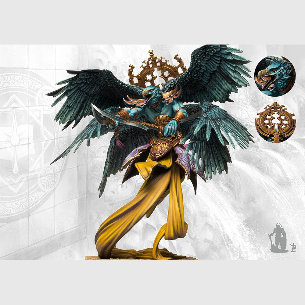 Trinavarta Sabhagrih monster unit box for Conquest, Sorcerer Kings faction