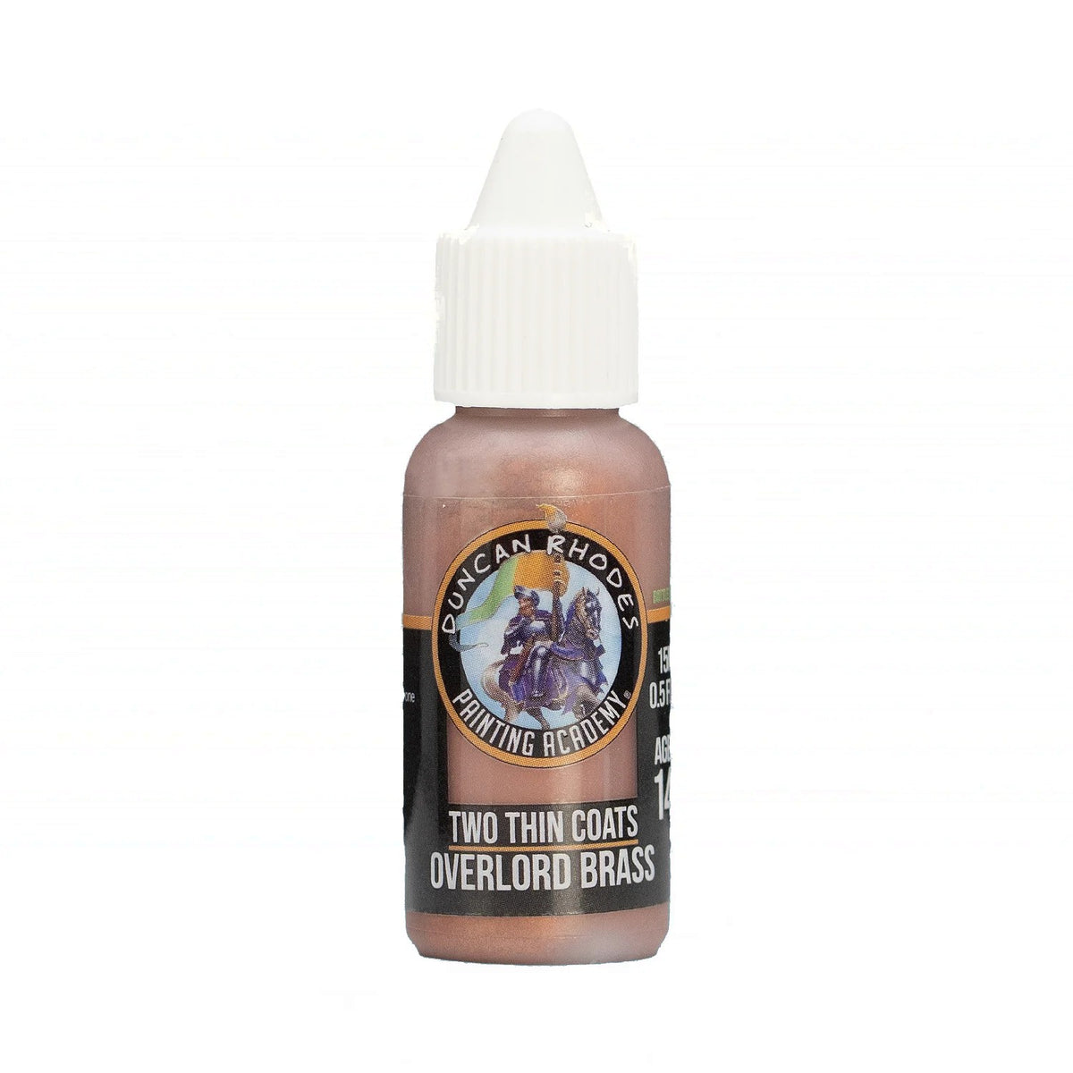 Two Thin Coats Metallic Paint, Overlord Brass
