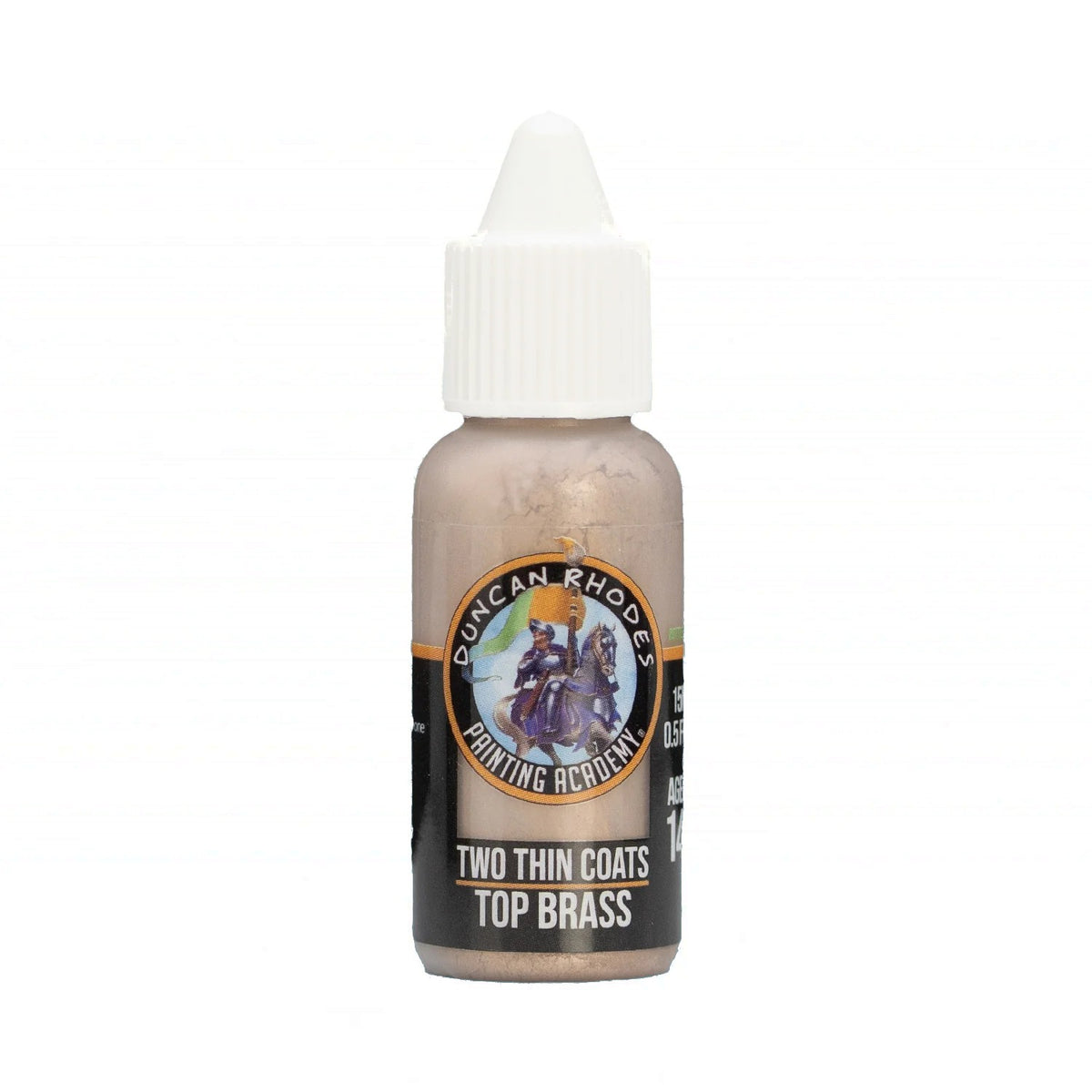 Two Thin Coats Metallic Paint, Top Brass
