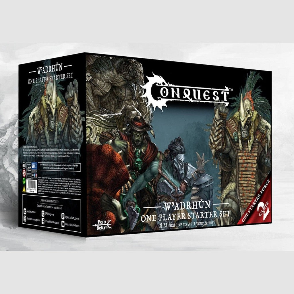W'adrhun One Player Starter Set box for Conquest The Last Argument of Kings