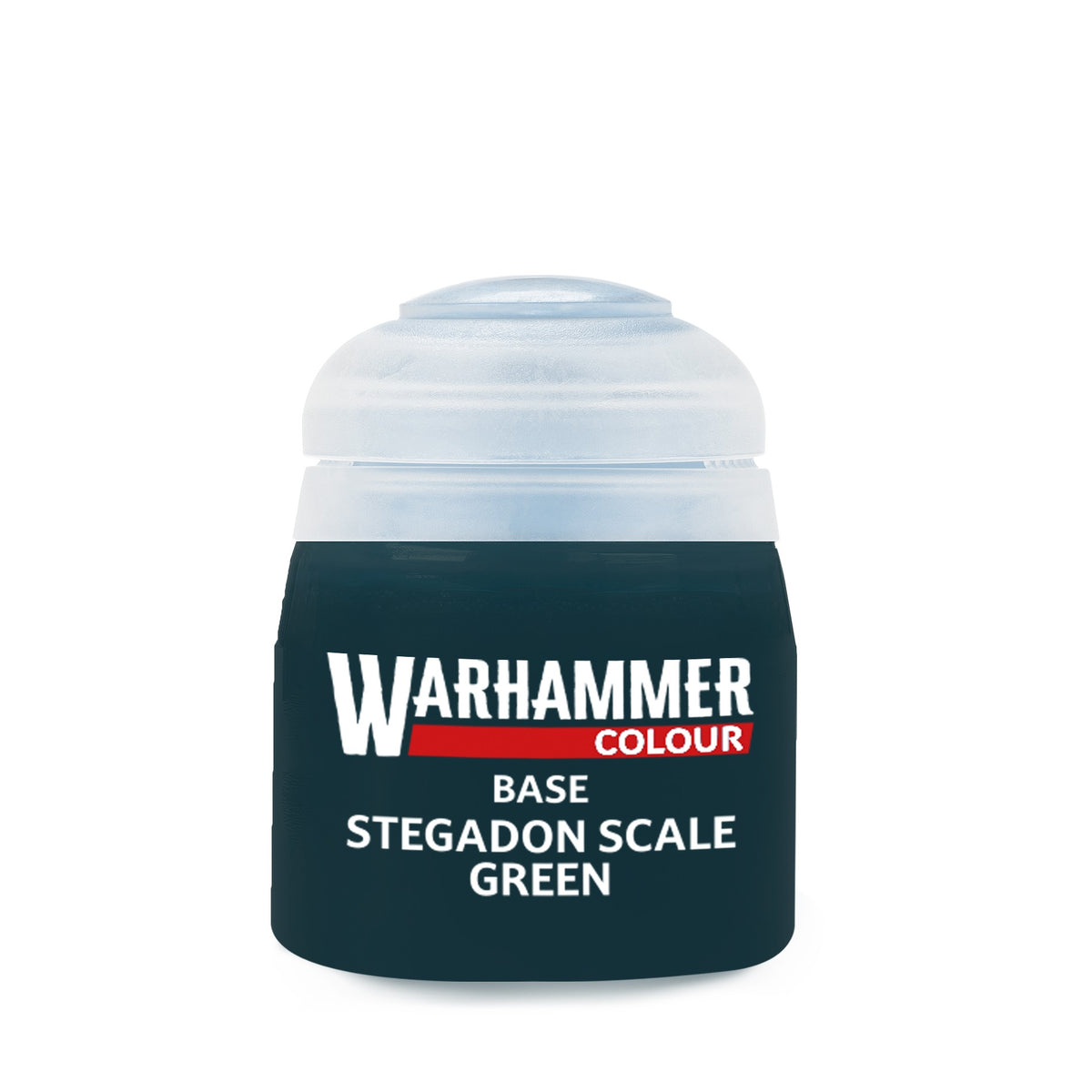 Warhammer Colour Base Paint, Stegadon Scale Green